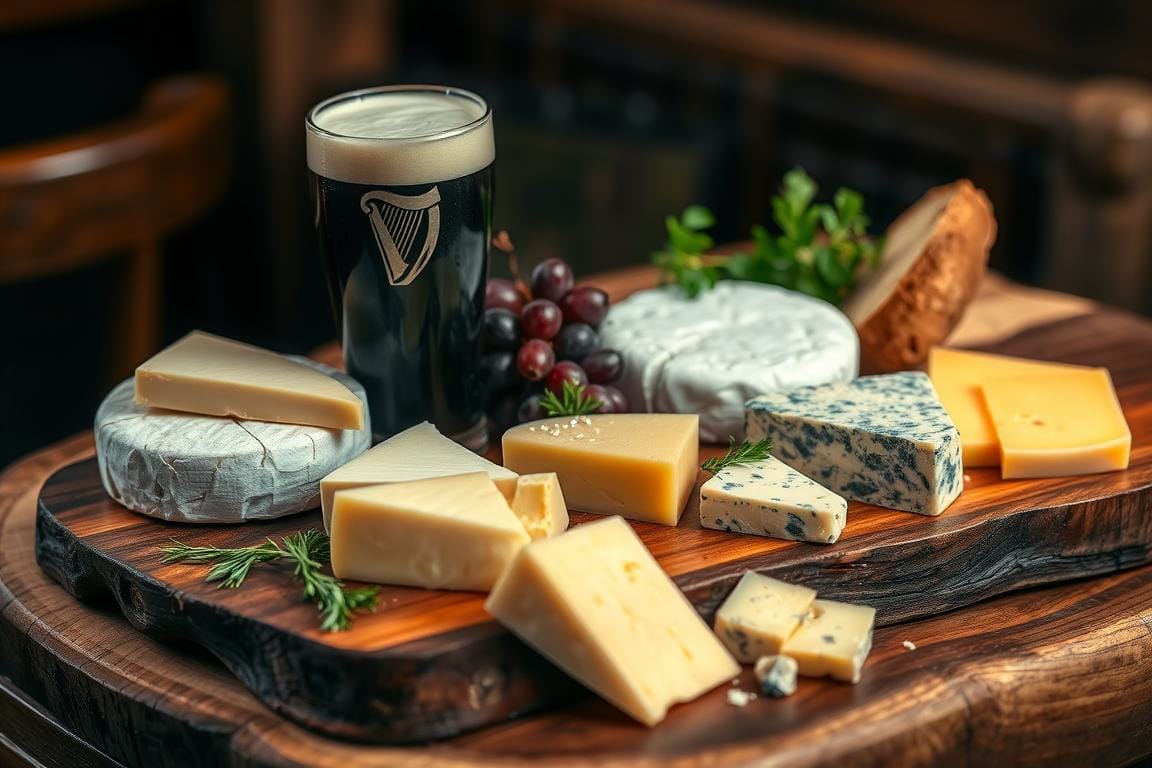 What cheese goes well with Guinness?