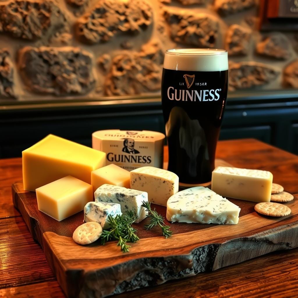 What cheese goes well with Guinness?