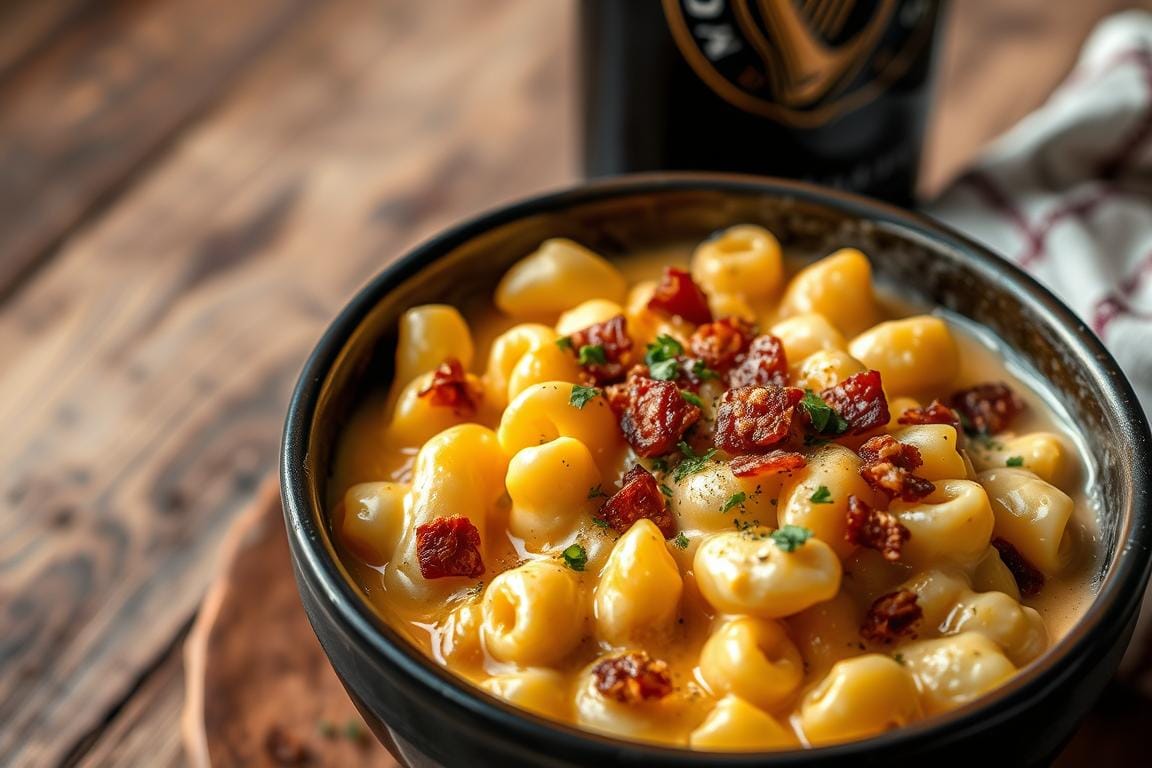 What does Guinness mac and cheese taste like?