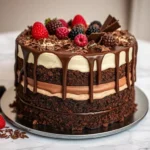 triple chocolate cake