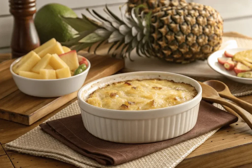 Delicious Pineapple Casserole 