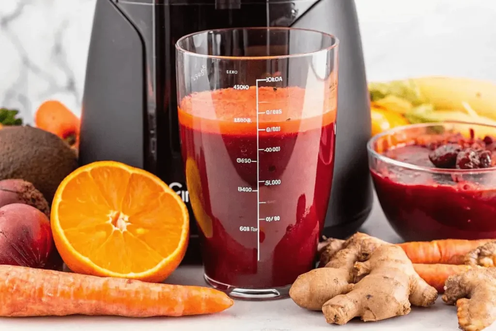 beet and carrot juice​ preparation