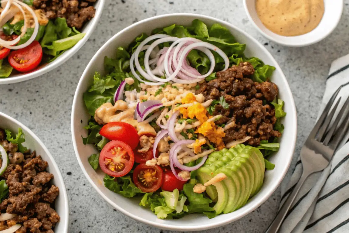 burger bowl dish