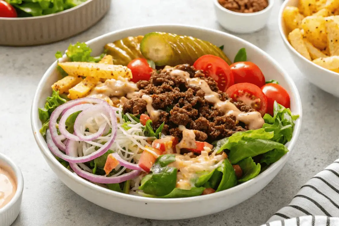 burger bowl recipe